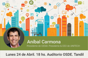 Aníbal Carmona ofrecerá una charla sobre “Transformación digital”