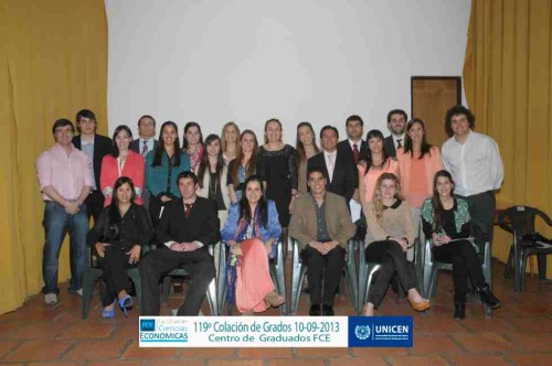 Foto grupal 119º Colación de Grados