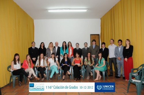 Foto grupal 116º Colación de Grados